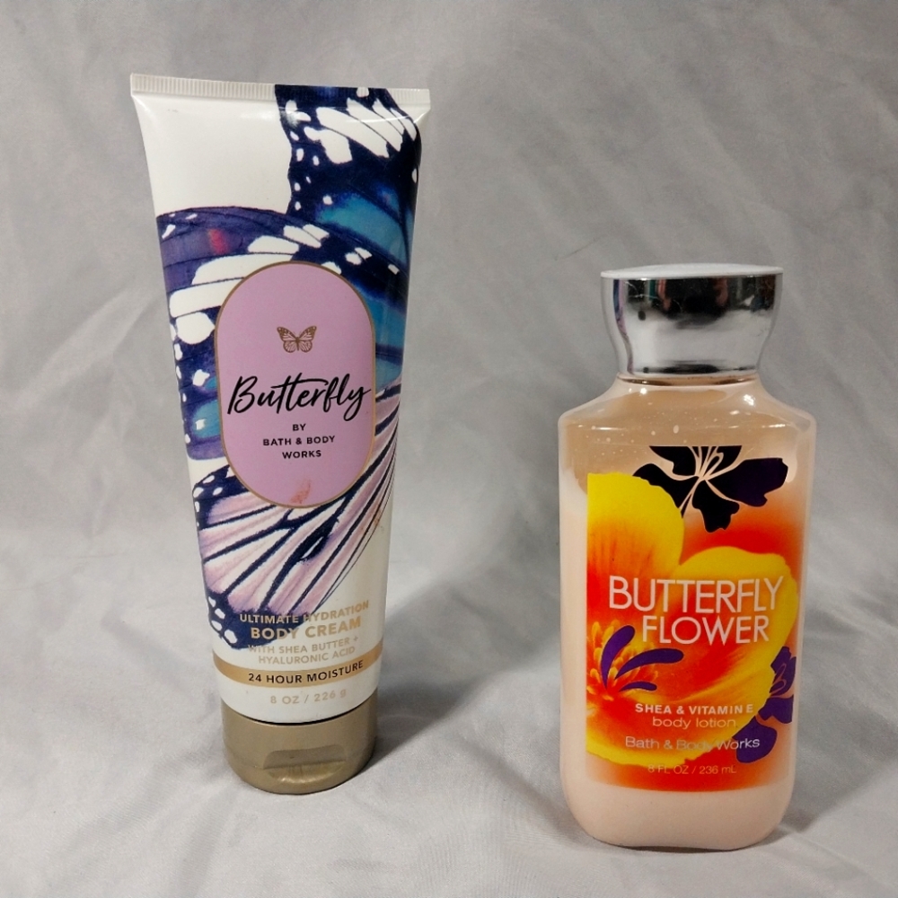 B&BW Butterfly Flower 8fl. & Butterfly Ultimate Hydration Creme 8oz.